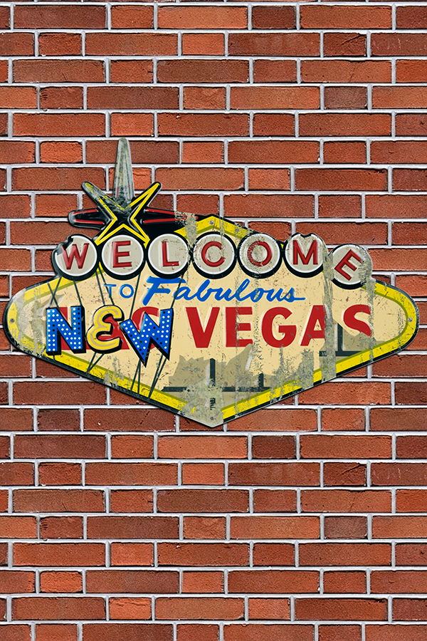 Fallout Welcome to New Vegas Metal Sign - Image 9