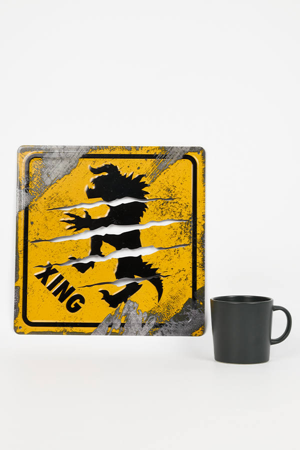 Fallout Deathclaw Crossing Metal Sign - Image 9