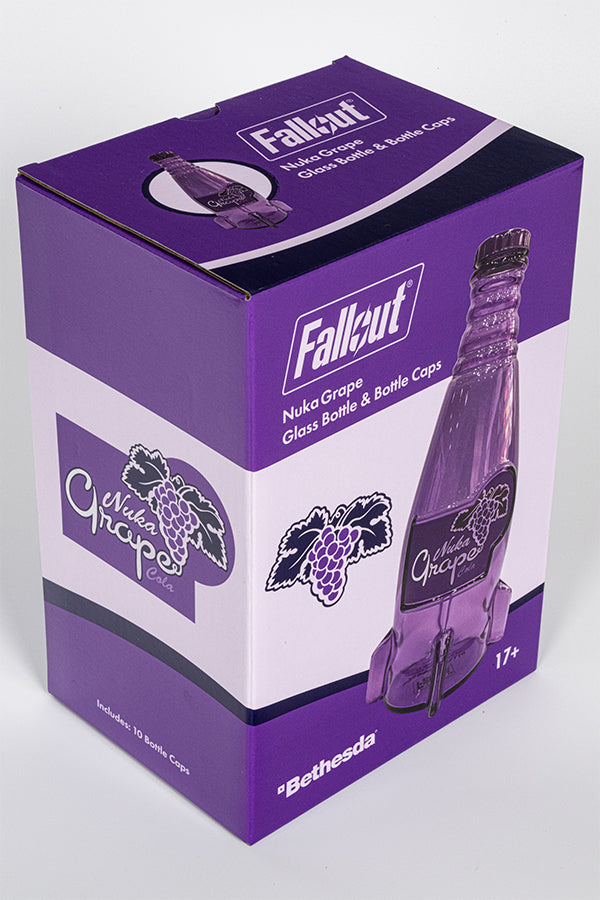 Fallout Nuka Grape Glass Bottle & Caps - Image 9