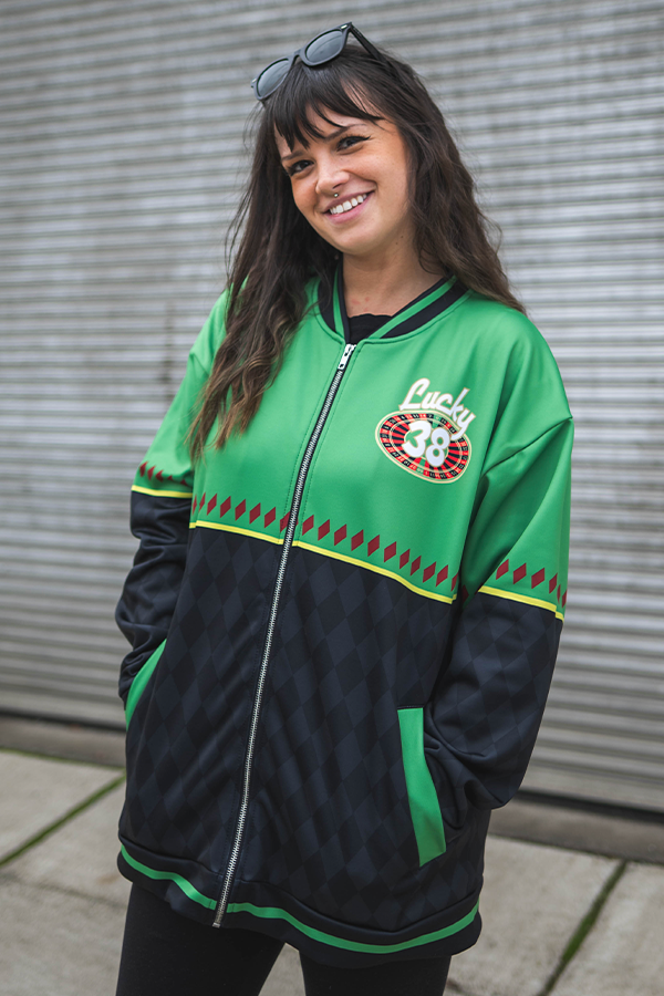 Fallout New Vegas Lucky 38 Bomber Jacket - Image 9