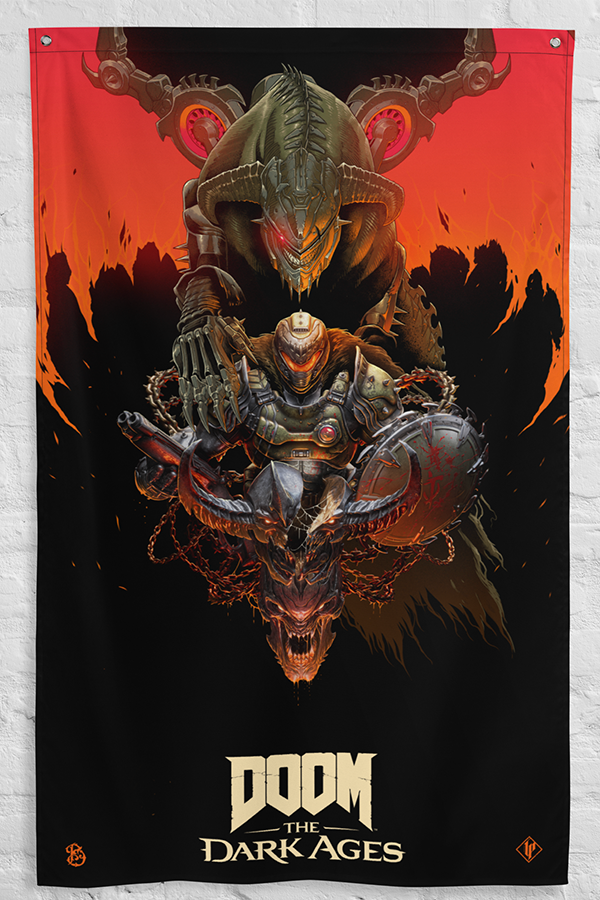 DOOM: The Dark Ages Luke Preece x Billelis Wall Banner - Image 6