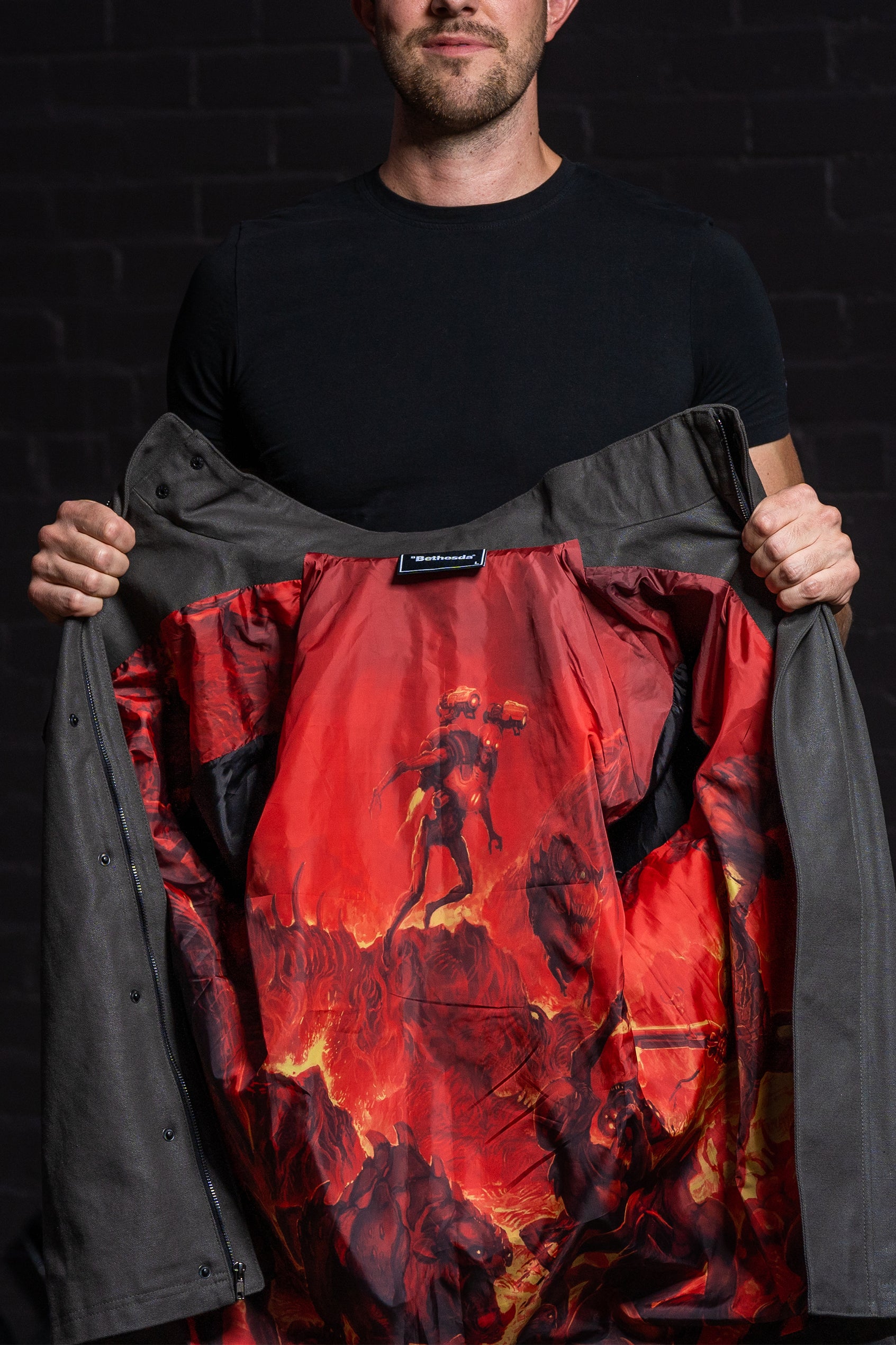 DOOM Slayer Hooded Jacket - Image 4